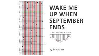 [kalimba tabs,17-key] Wake Me Up When September Ends – Green Day – Eva Auner