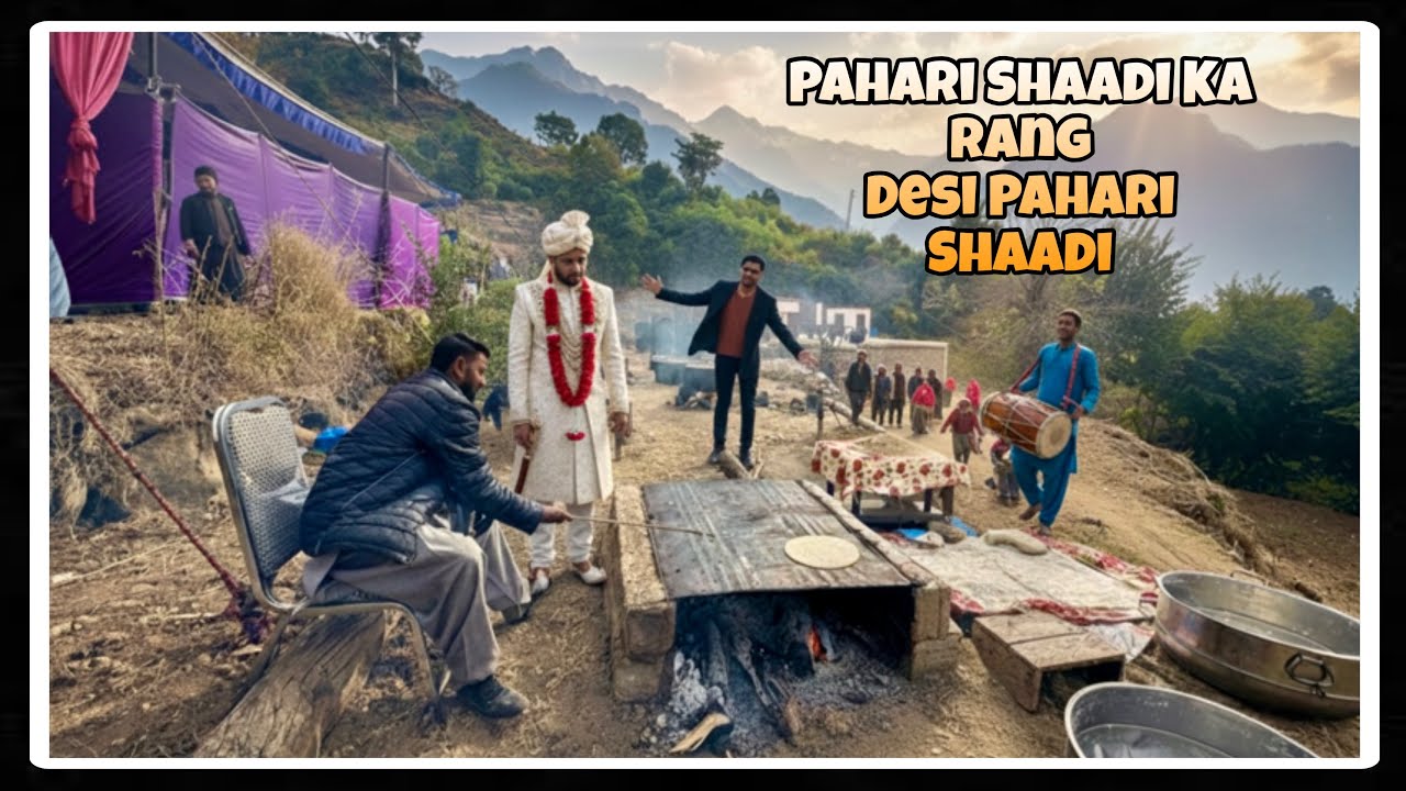 People Walk Through Mountains to Attend a Traditional Kashmiri Wedding | Azad Kashmir