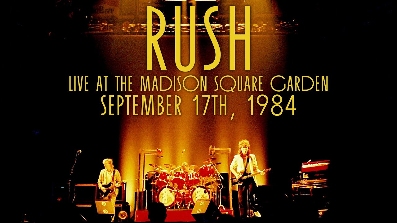 1984年来日公演 ラッシュ RUSH　フライヤー、整理券、ステージ写真 Rush - Live In New York City - September 17th, 1984 - YouTube