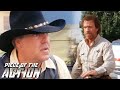 Walker Kicks Down Bounty Hunter | Walker, Texas Ranger