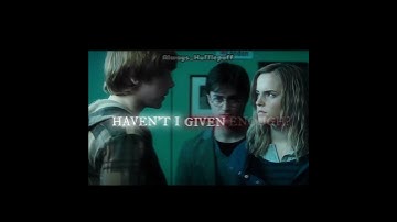 “Haven’t I given enough?”||Hermione Granger Edit|| #hermionegranger #edit #sad #song #potterhead