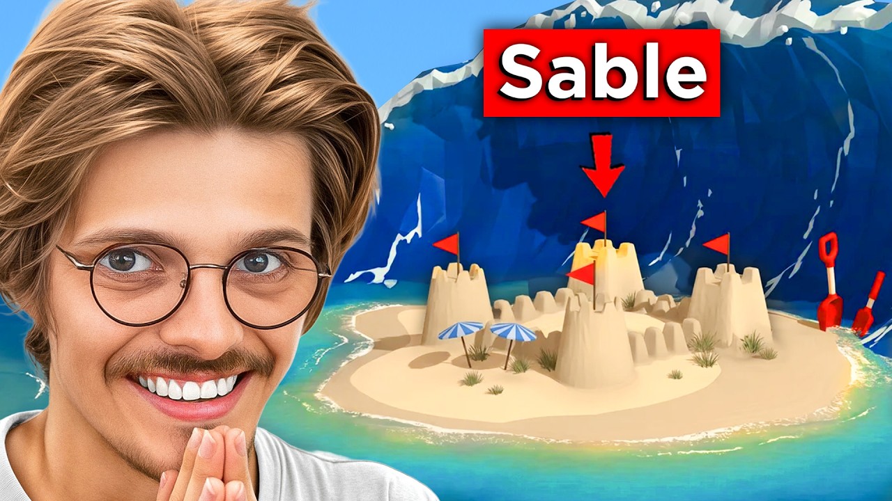 Un jeu où tu Fais un Chateau de Sable Contre un Tsunami