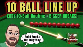 10 Ball Line Up – The Best Beginner Drill for Bigger Breaks!