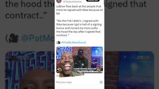 LeBron James SHOCKS Pat McAfee: "Michael Jordan Wasn’t Why I Signed With Nike!"
