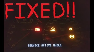 Abs fault and Service active handling fix part 2