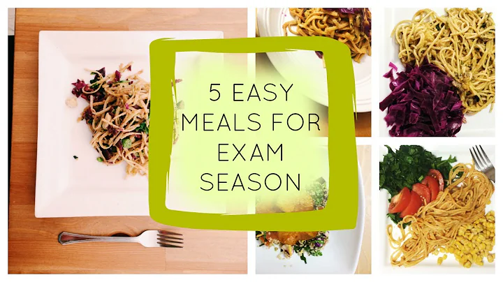 5 EASY MEALS FOR EXAM SEASON UNDER $20