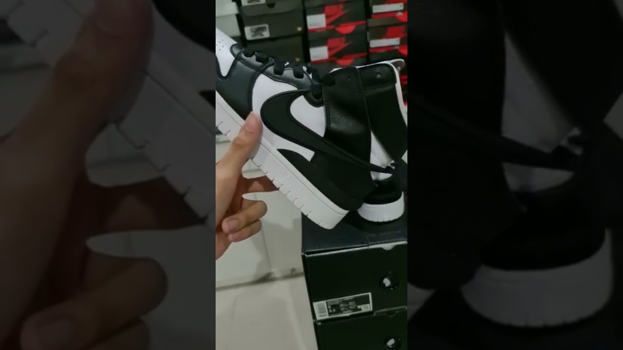Sepatu Nike Dunk High AMBUSH Black UA/PK Grade