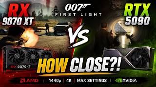 RX 9070 XT vs RTX 5090 — 007 First Light PC Performance Tested
