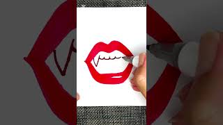 Famous Halloween costume Vampire Fangs Teeth drawing ideas for kids #kids #forkids #kidsart #kidsvideo Net Worth