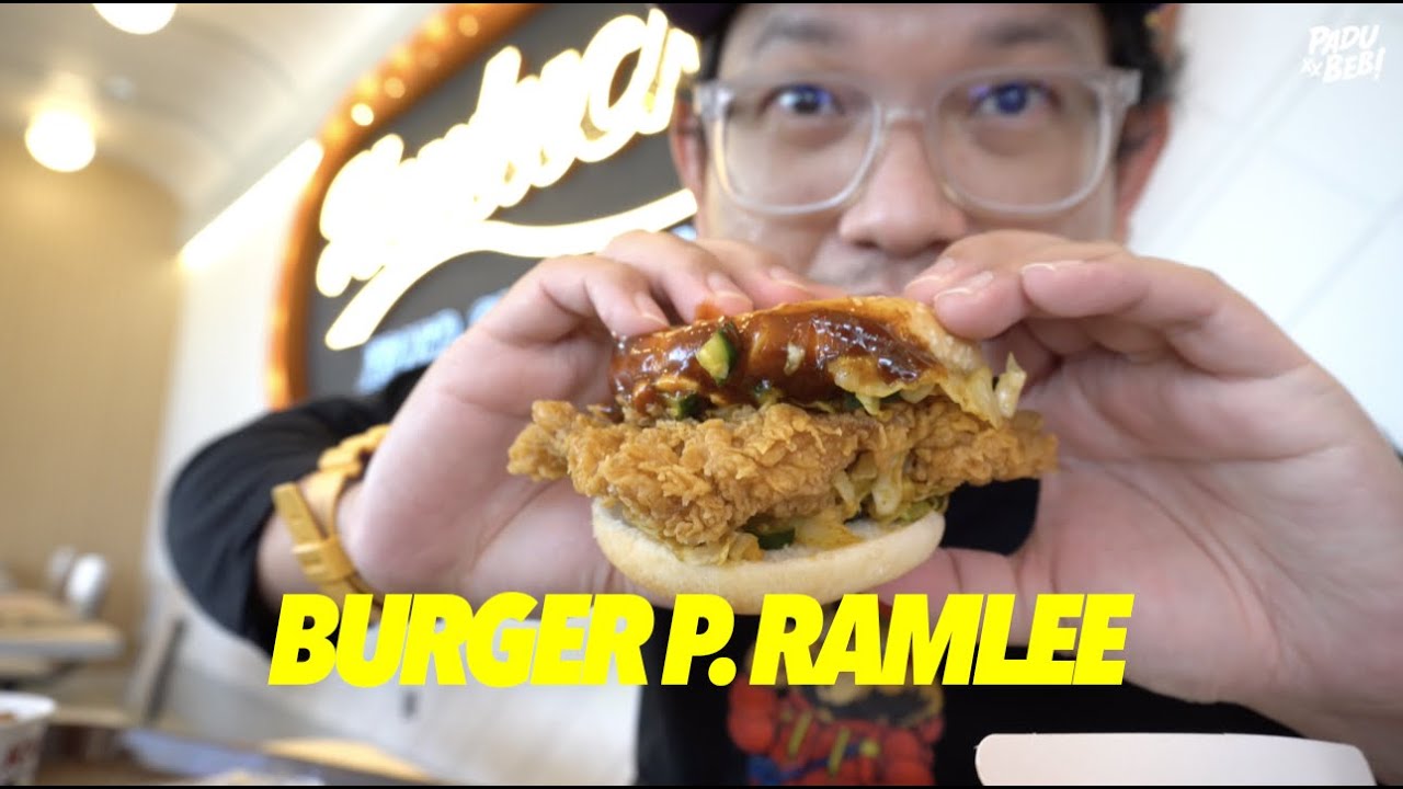 Esok KFC Keluar Menu Baru, Hari Ni Aku Baru Nak Review Burger P. Ramlee!
