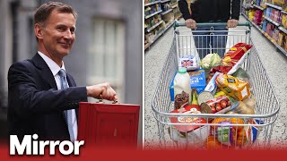 Inflation slows slightly but food prices surge at 45-year high