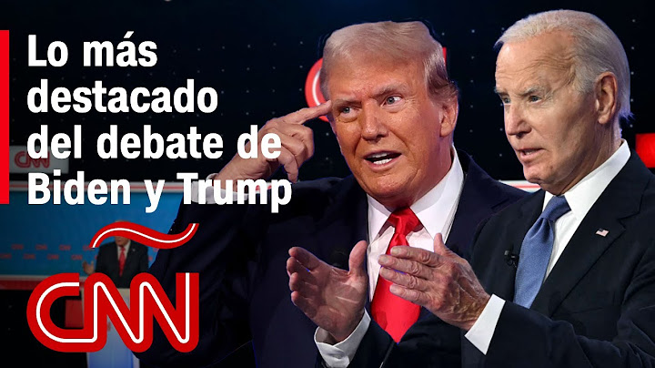 RESUMEN | Lo mejor del debate presidencial entre Biden y Trump en CNN