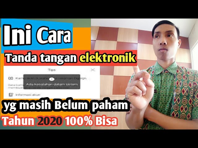 Cara Tanda Tangan Elektronik Akulaku Di Thn 2020 Youtube