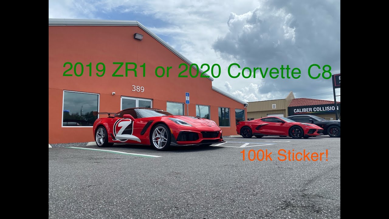 Corvette C8 *100k window sticker!* Or 2019 ZR1Review (Tall guy ...