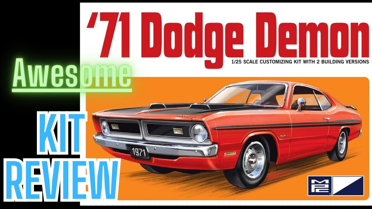 New model kit releases, MPC 1971 Demon kit review from Round 2 as well ...