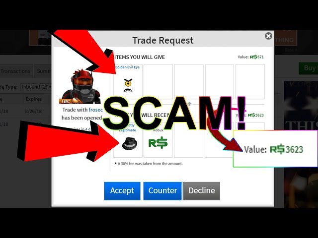 Roblox Trades API Scam Method Explained  How To Avoid Falling For This  Scam 