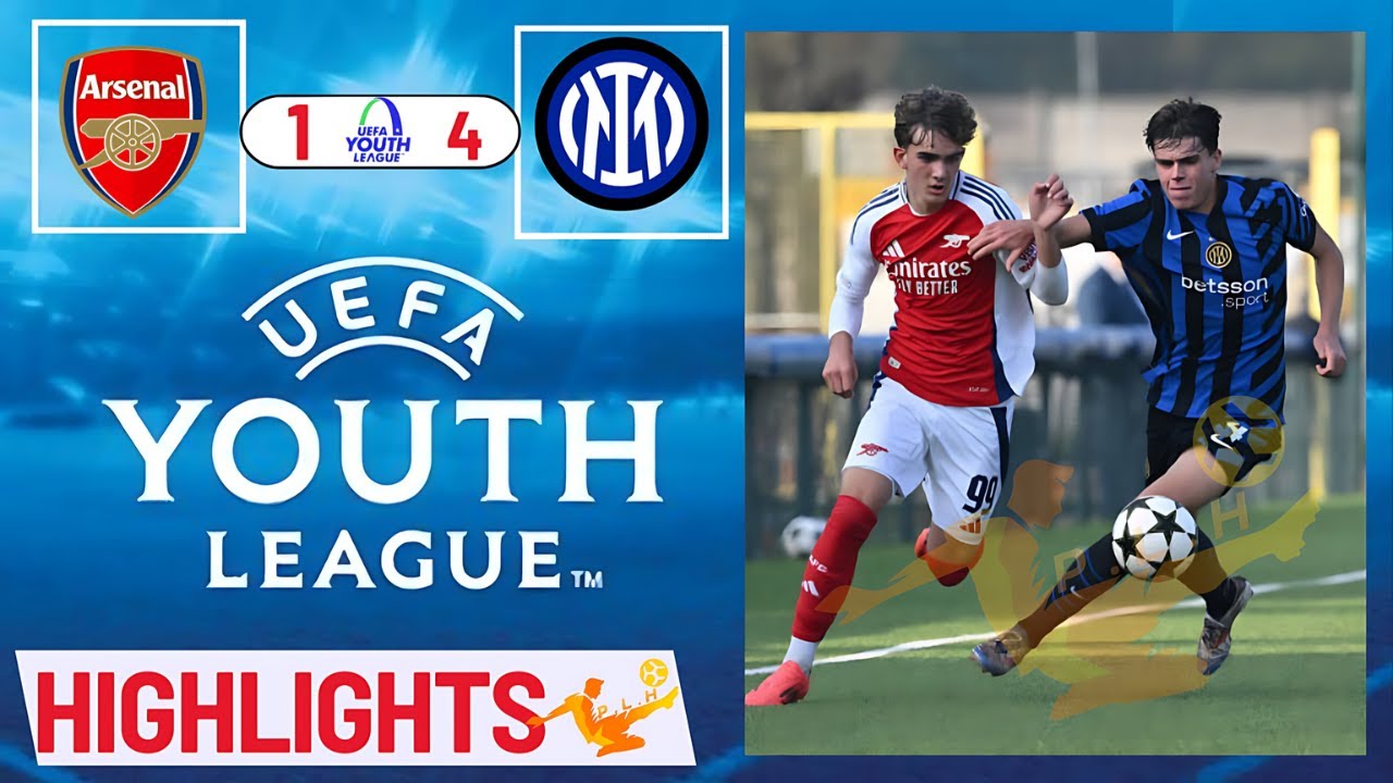 Highlights  Arsenal Fc 🔴vs🔵Inter Milan    U19 UEFA Youth League