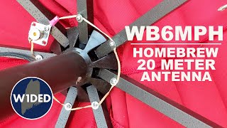Turn Your Patio Umbrella Into a 20 Meter Antenna for Ham Radio with Greg WB6MPH.