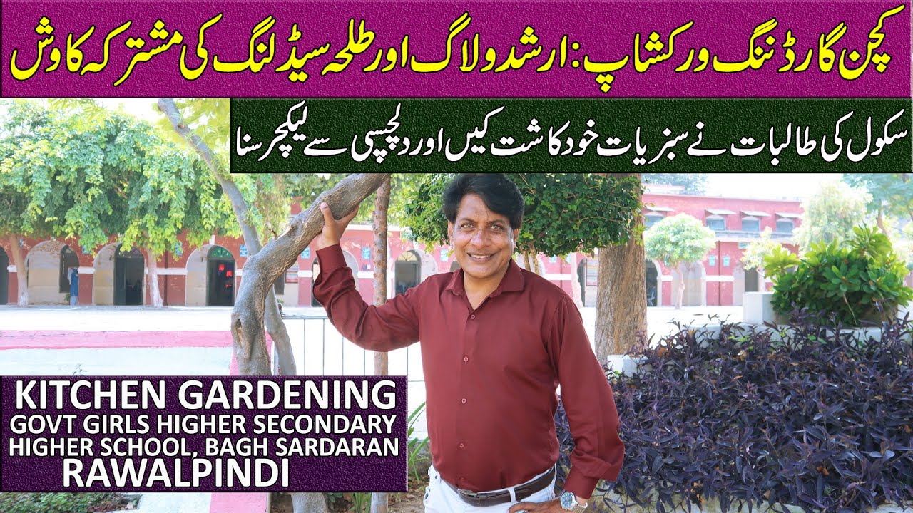Kitchen Gardening Awareness Session | Arshad VLOG & Talha Seedling Hub Rawalpindi