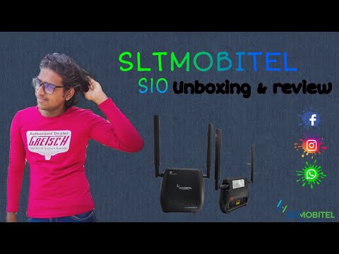 SLTMOBITEL S10 Router Unboxing & Review ( Band Unlocking ) | Sri Lanka | Ps Geek