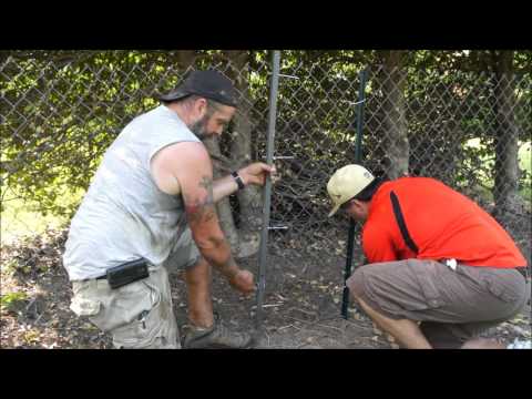 DIY Chain Link Fence Stretcher