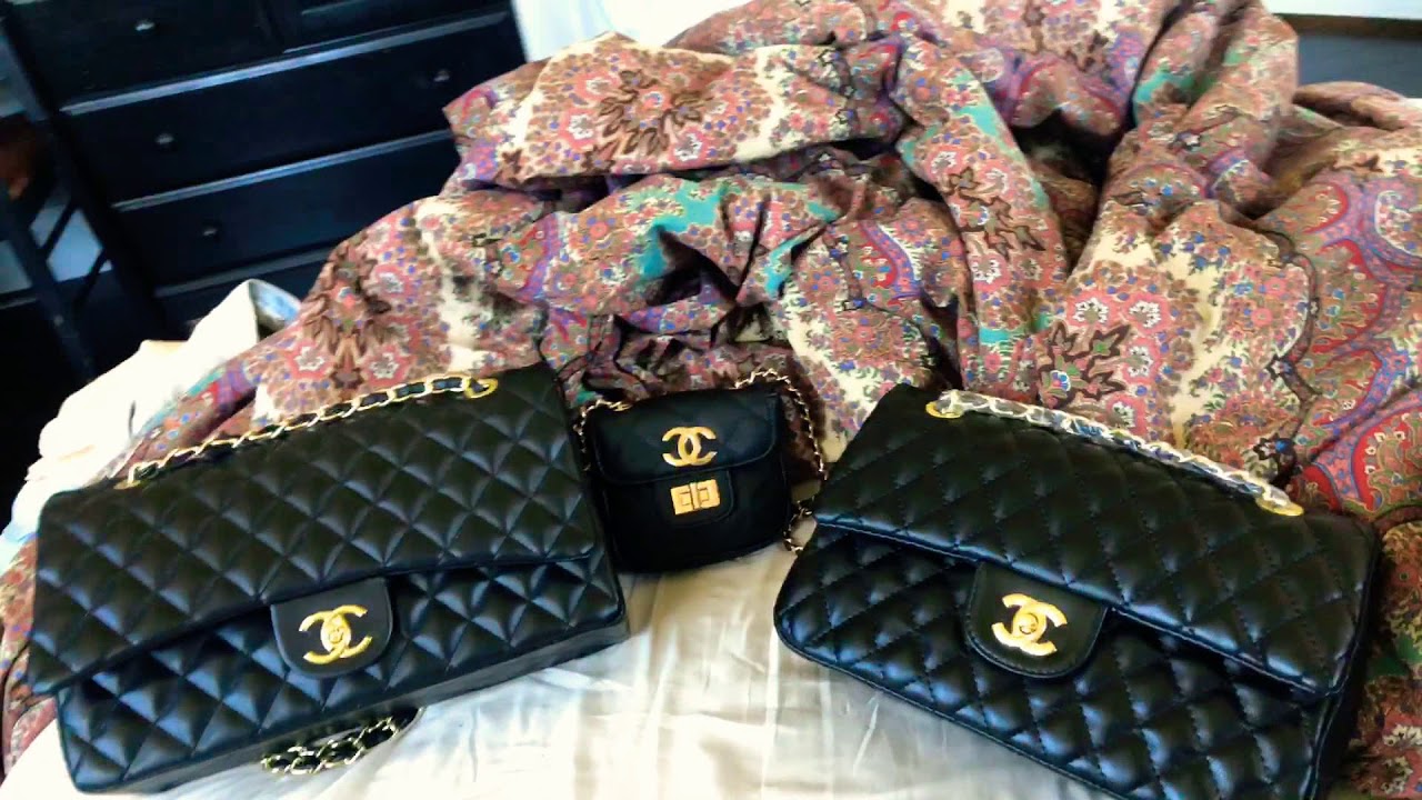 Ioffer Chanel classic flap replica review - YouTube