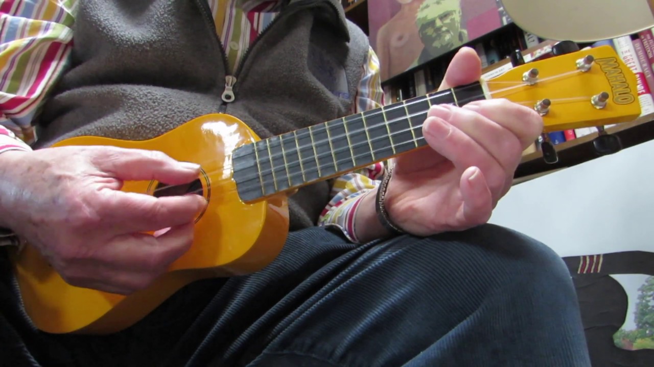 Simple Beauty on my yellow ukulele