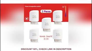 230V/24V Floor Heating Valve NC/NO AC Electric Thermal Actuator Manifold For Underfloor Heating Ther