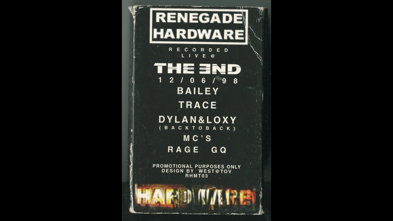 Trace & MC GQ LIVE @ Renegade Hardware, The End - London 12.06.1998