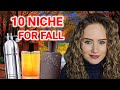 Top 10 Niche Fragrances for Fall + Giveaway! | Men's Fragrances 2020 | Top 10 Autumn Perfumes |