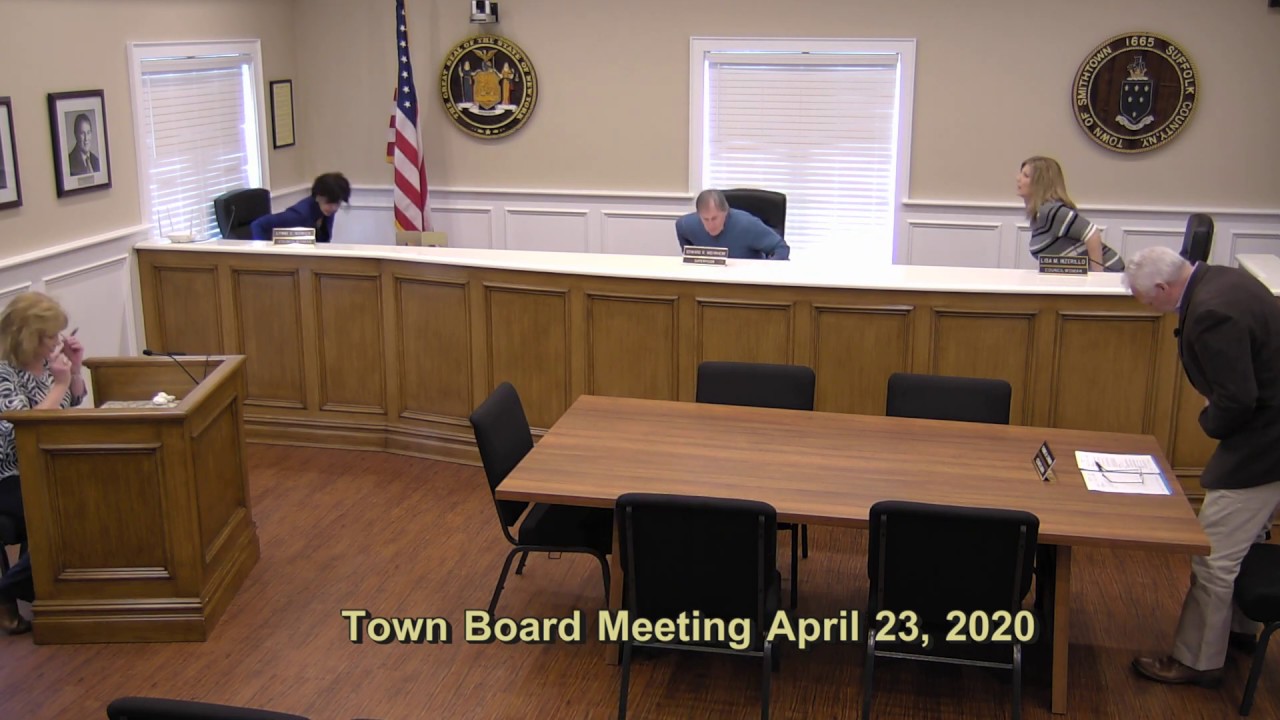 Smithtown Town Board April 23, 2020 YouTube