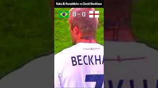 The Day Kaka Ronaldinho Met David Beckham : Brazil vs England 2007 #Part 1