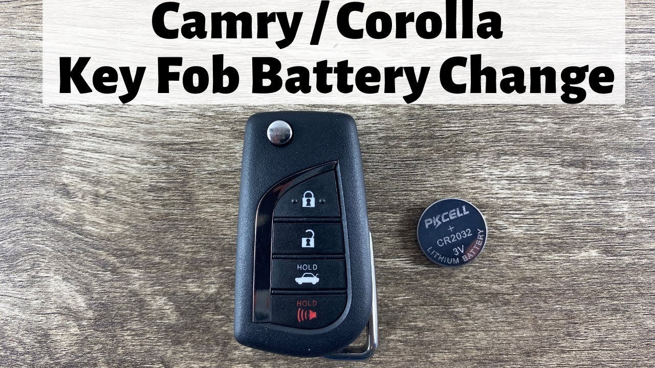 How To Change Car Key Battery Toyota Corolla - Thinkervine