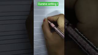 How to write ✍️ Cursive writing #cursive #handwriting #shortsfeed #viral #shorts #trending