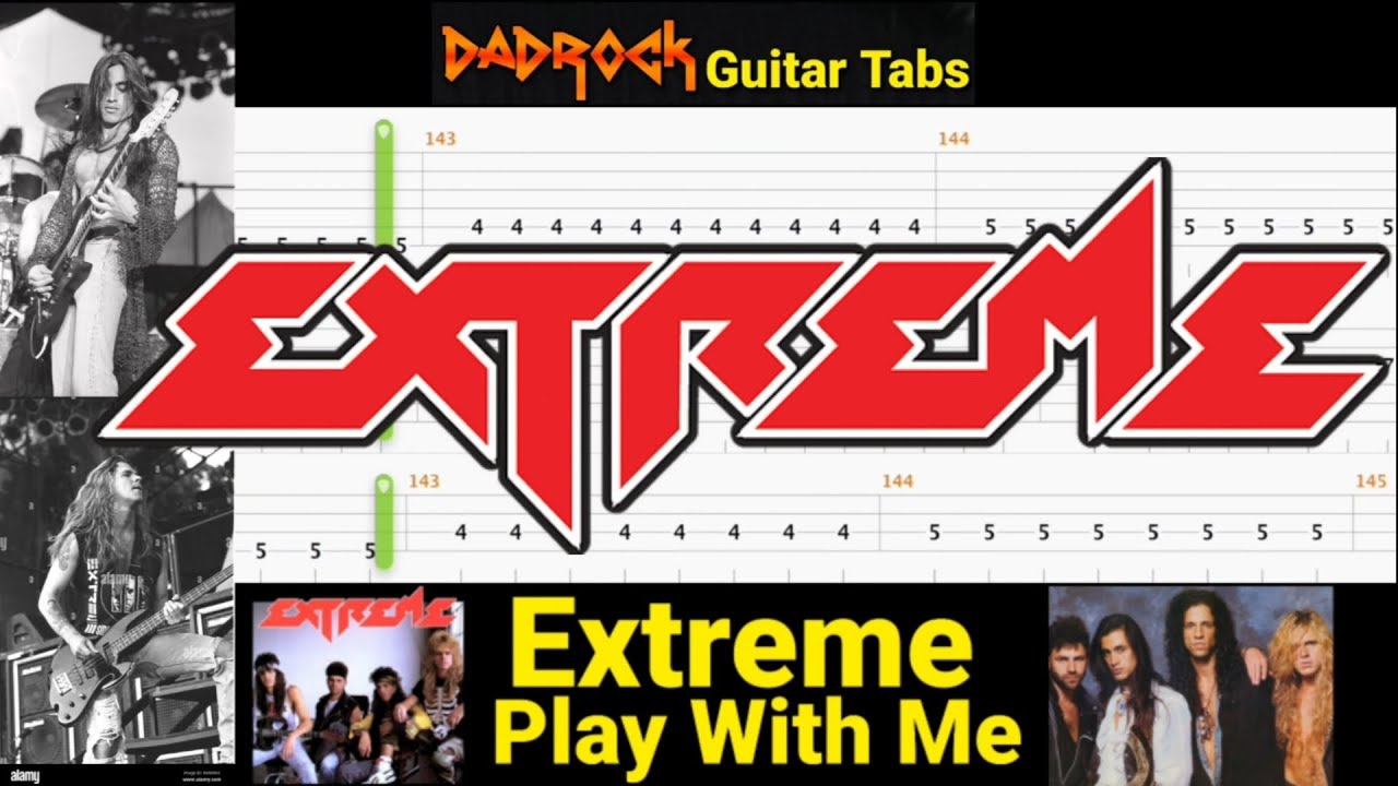 Play With Me by Extreme TAB (100% ACCURATE) - MasterThatSolo! #4