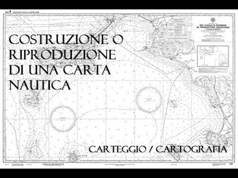 CARTOGRAFIA e CARTEGGIO - Riproduzione di carta nautica (scala diversa  dall'originale) - AN 19022022 