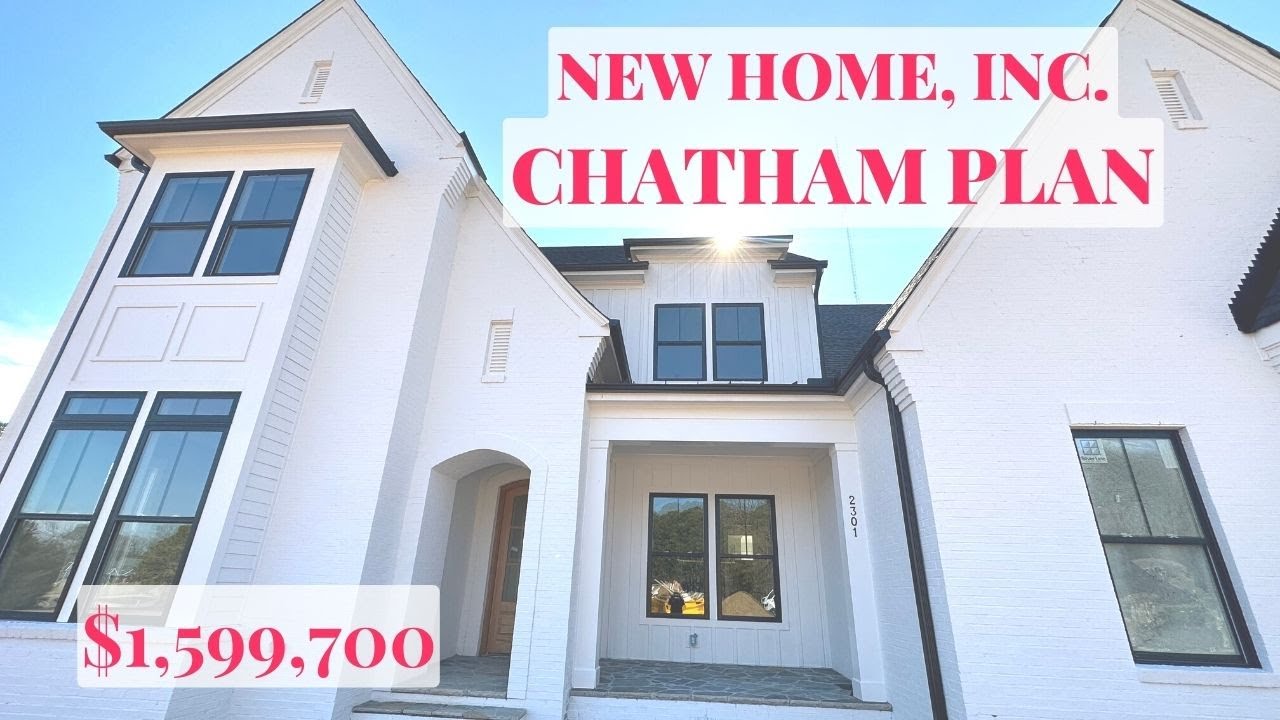 CHATHAM PLAN NEW HOME, INC. Apex, NC New Construction, Raleigh