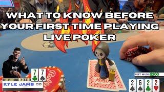 Live Poker for Beginners | What to Know Before Your First Time Playing at a Casino Live Poker for Beginners | What to Know Before Your First Time Playing at a Casino