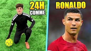 VIVRE 24H COMME RONALDO ! 😮 ( C'est difficile.. )