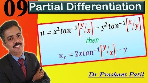 Partial Differentiation  || Best example || VTU maths || Dr Prashant Patil