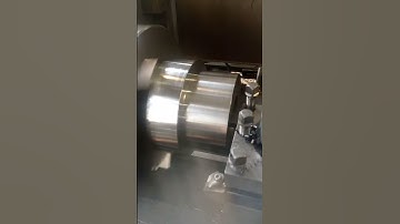 расточка полумуфты насквозь. #machine #cncmill #cnclathemachine #cncsoftware #lathe #coldmilling