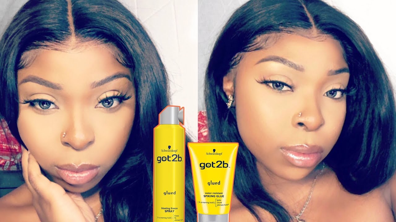 How I Apply My Wigs Using Got2B Glued Ft. Arison Hair Beginner