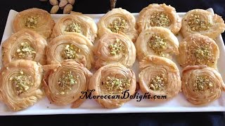 Honey cookies - Ramadan Special-  رغايف معسلين ومورقين بالنشا روعة - Petit Mesemen au Miel