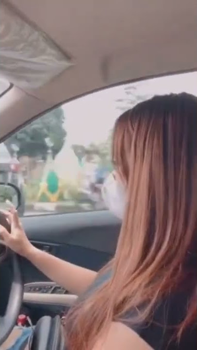 #halu buat manasin mantan#naik mobil sama cewek cantik