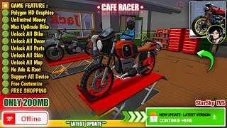 कैफे रेसर मॉड एपीके 21 नवीनतम संस्करण | असीमित धन, सभी बाइक अनलॉक और मुफ्त खरीदारी | 2025 screenshot 5