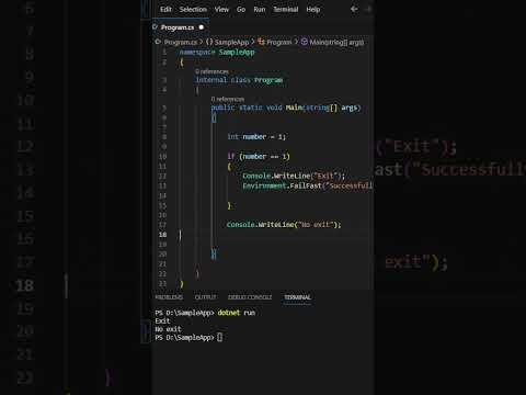 SECRETS OF C# - 10 | Terminating Application 🔥🔥