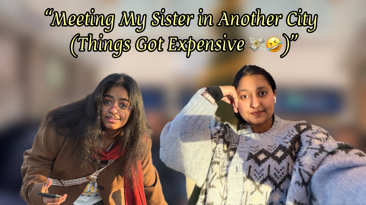 	“When Sisters Meet = Mall + Food + Chaos 🤪”