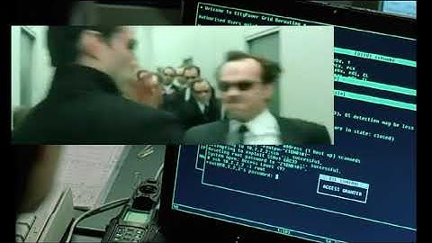 Matrix Reloaded Nmap x SSH Nuke Scene