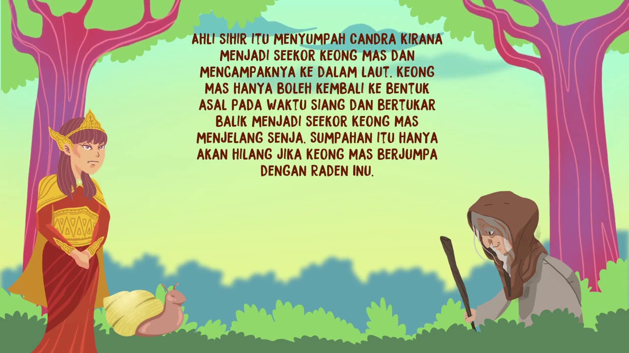  cerita  dongeng legenda anak  anak  KEONG MAS animasi  kartun  