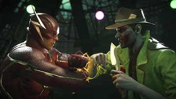 Injustice 2 : Flash Vs Joker - All Intro/Outros, Clash Dialogues, Super Moves